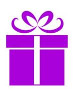 purple gift box 0